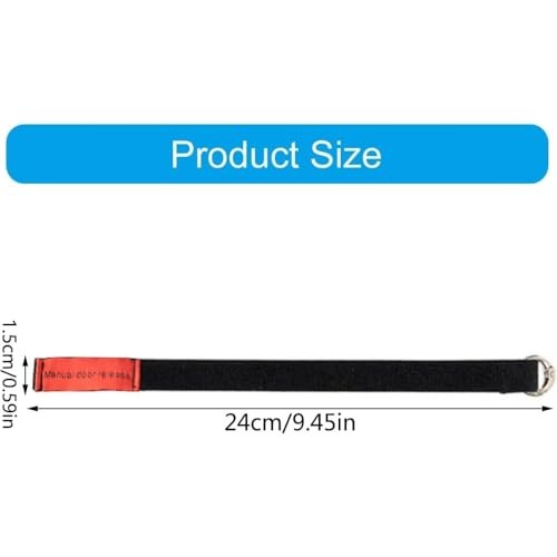 2Pcs Vehicle Door Emergencies Pull Cord Simple Operate Escape Pull Strap Red