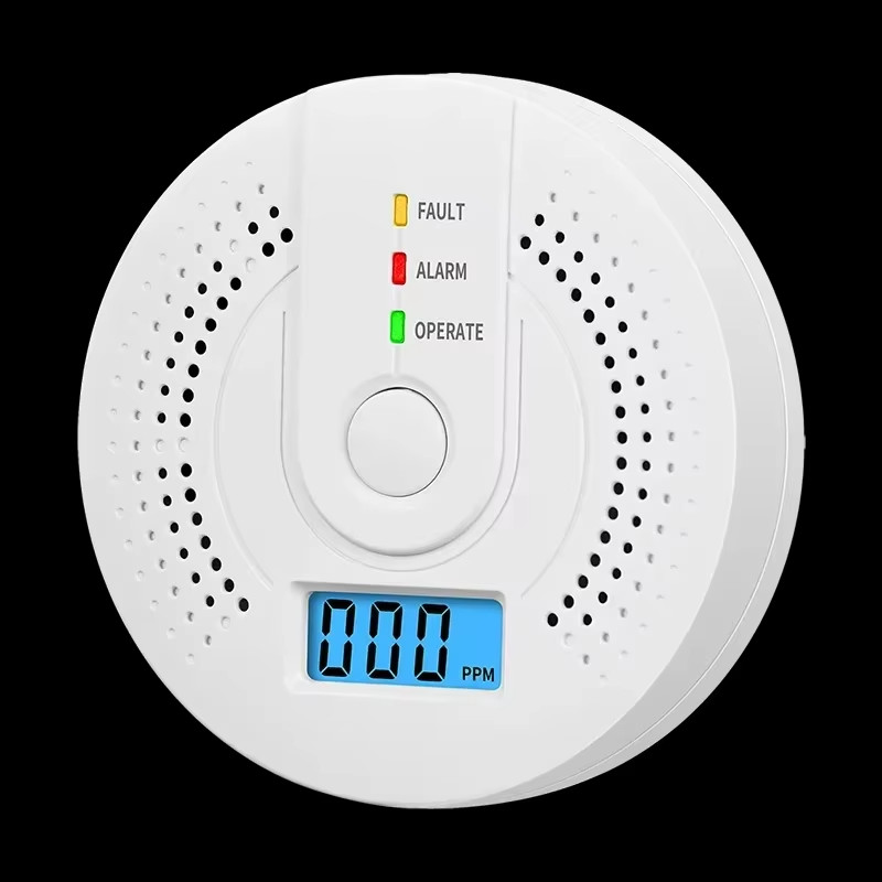 Carbon Monoxide Detector Warning Safety Alarm Sensor LED Digital Battery Powered