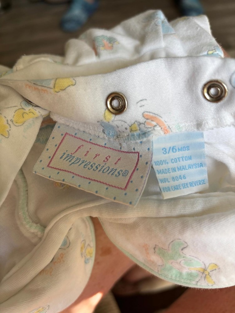 Vintage First Impressions Romper Size 3-6 Months