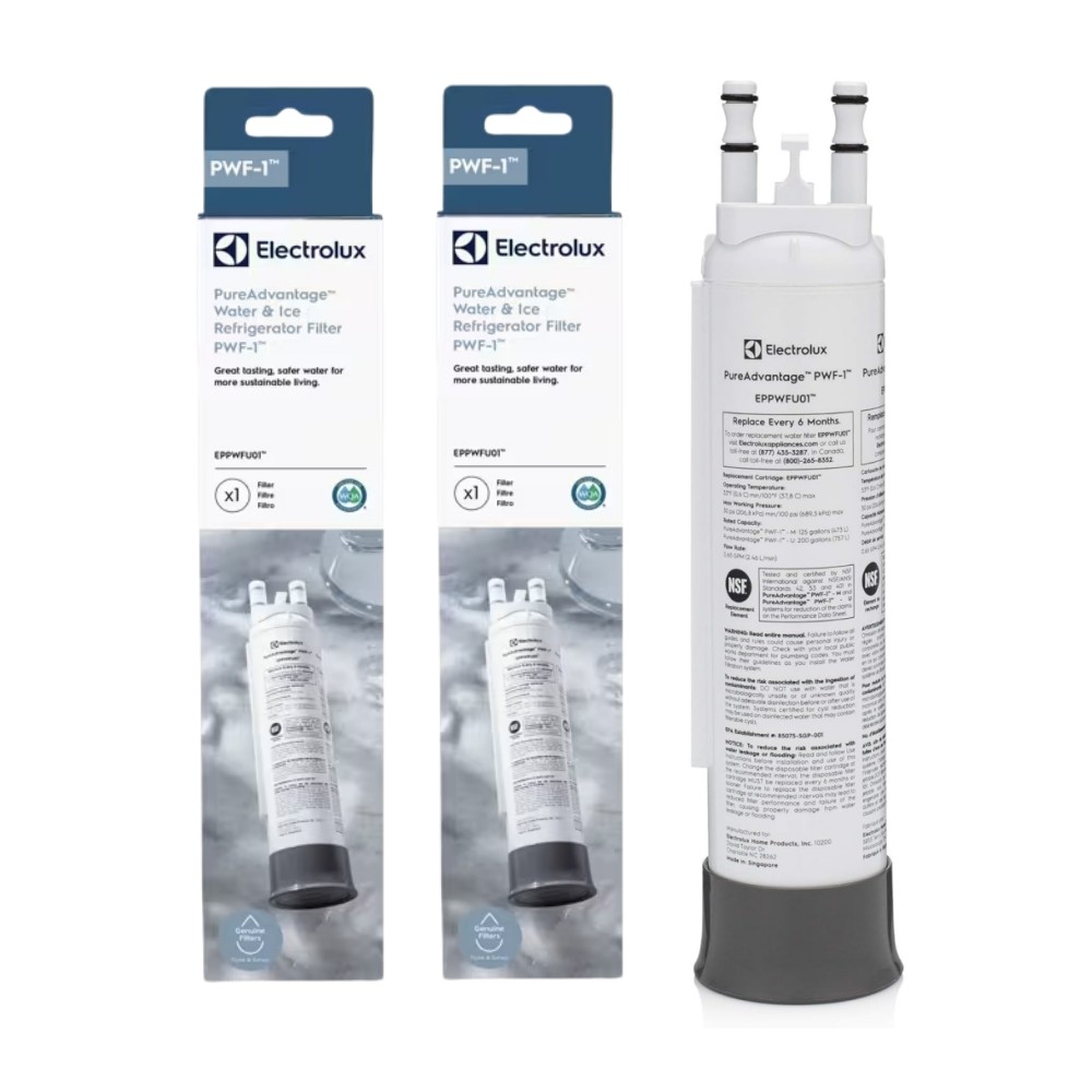 Set of 2 sealed PureAdvantage™ Water and Ice Refrigerator PWF-1™ Filter EPPWFU01