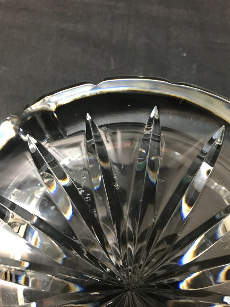 lead crystal cigar ashtray