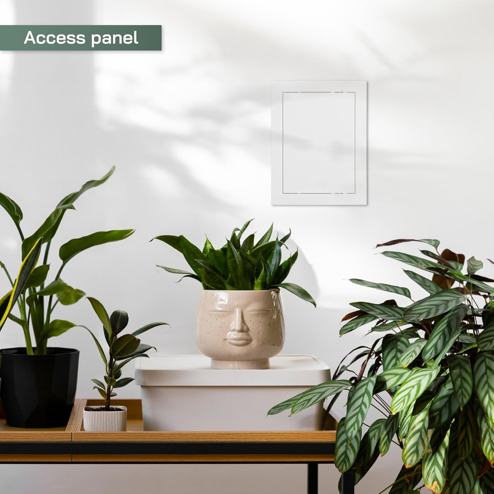 Vent Systems 6'' X 8'' Inch Access Panel - Easy Access Doors - ABS Plastic - Acc