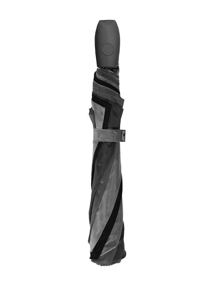 Automatic Open Folding Rain Umbrella Black