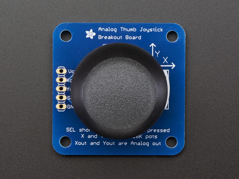 [3DMakerworld] Adafruit Analog 2-axis Thumb Joystick - Select Button + Breakout