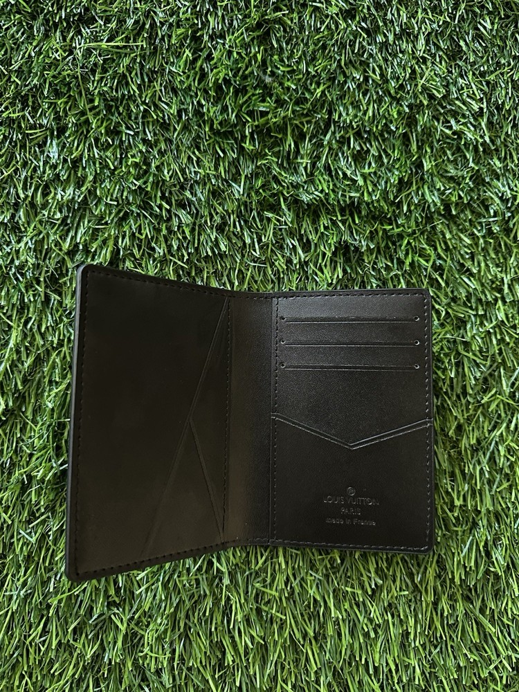Louis Vuitton Black Monogram Pocket Organizer Wallet