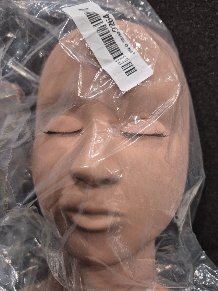 LASHVIEW Lash Mannequin Head, Practice Training Head for Make Up and Lash Extent
