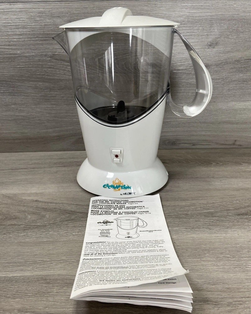 Mr Coffee Cocomotion Hot Chocolate Maker 4 Cup Model Tested & Working