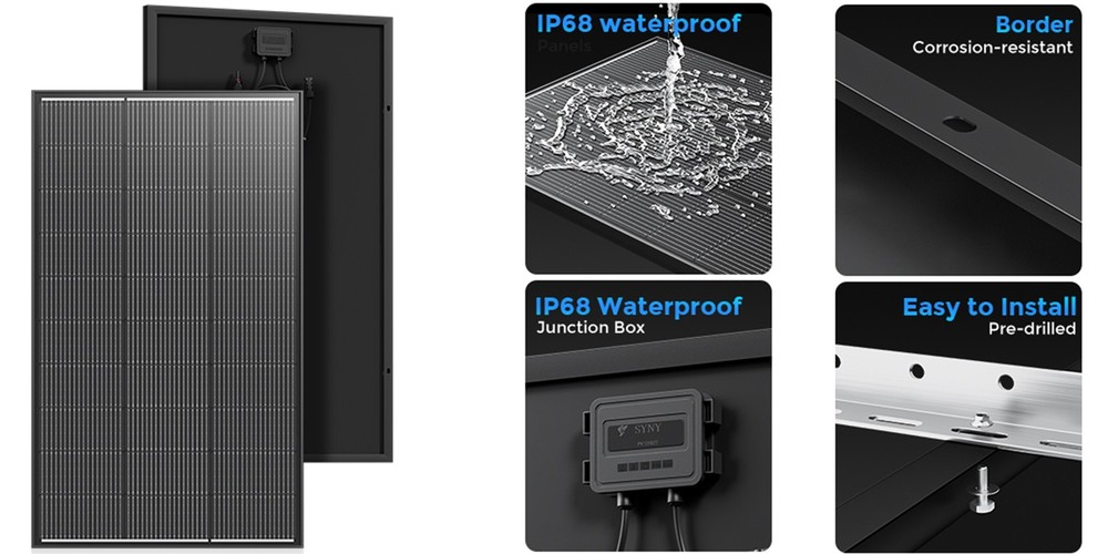 2/4/6PCS 200W Solar Panel