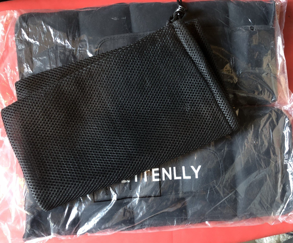 Adjustable Ankle Weights ZTTENLLY-AWL |10Lbs Each-20Lbs Pair | Black