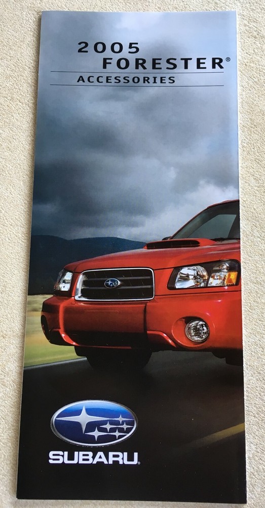 2005 Subaru Forester Original Accessory Brochure