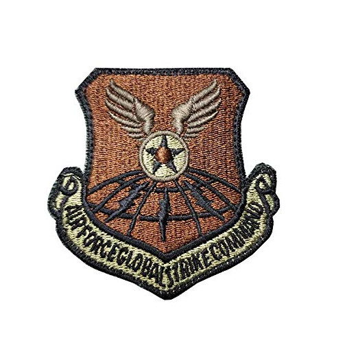 US Air Force Global Strike Command OCP Spice Brown Patch with Hook Fastener (ea)