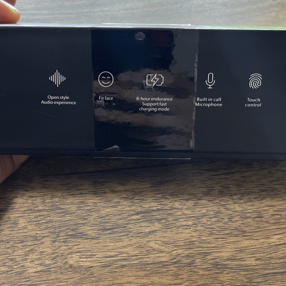 GMSV Smart Glasses Clear Frame USB Connectivity Includes USB Charging Cable