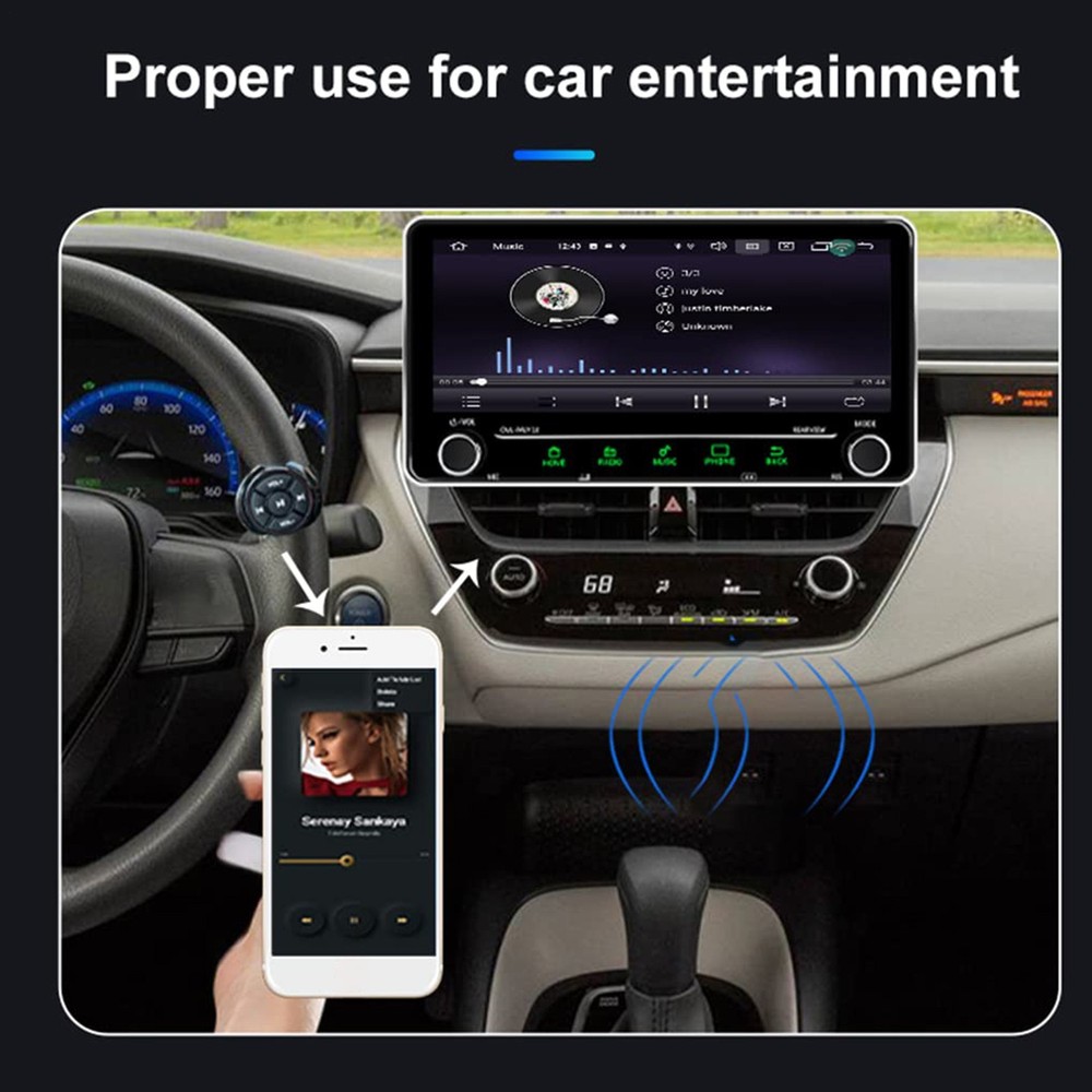 Bluetooth Wireless Media Button Car Steering Wheel Remote Control for Motorcycle