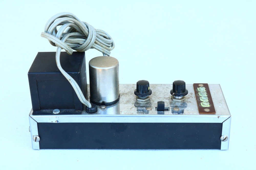 McGohan Chime Amplifier Amp ASIS untested Project Tone Generator Decay Level YT