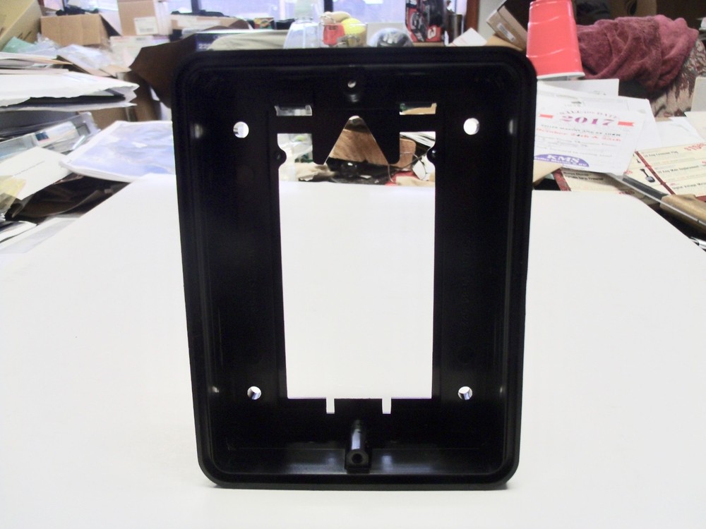 AUXILLARY AMBER Emergency LED Lamp Units. 12V With Black Frame