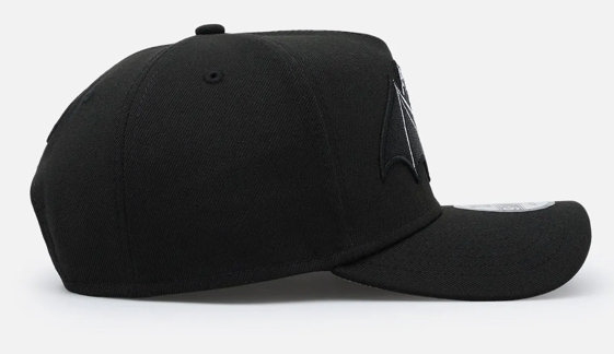 Batman Cape DC Comics New Era 9Forty A Frame Snapback Cap Hat - Black