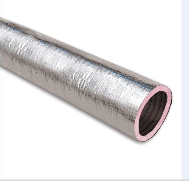 14" Silver Flex Thermaflex Insulated Flexible Duct R8 25'