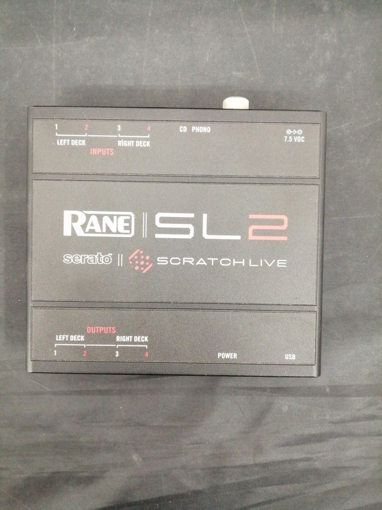Rane SL2 Serato DJ Scratch Live Interface DVS Interface w/ Cable Tested TMB01 2