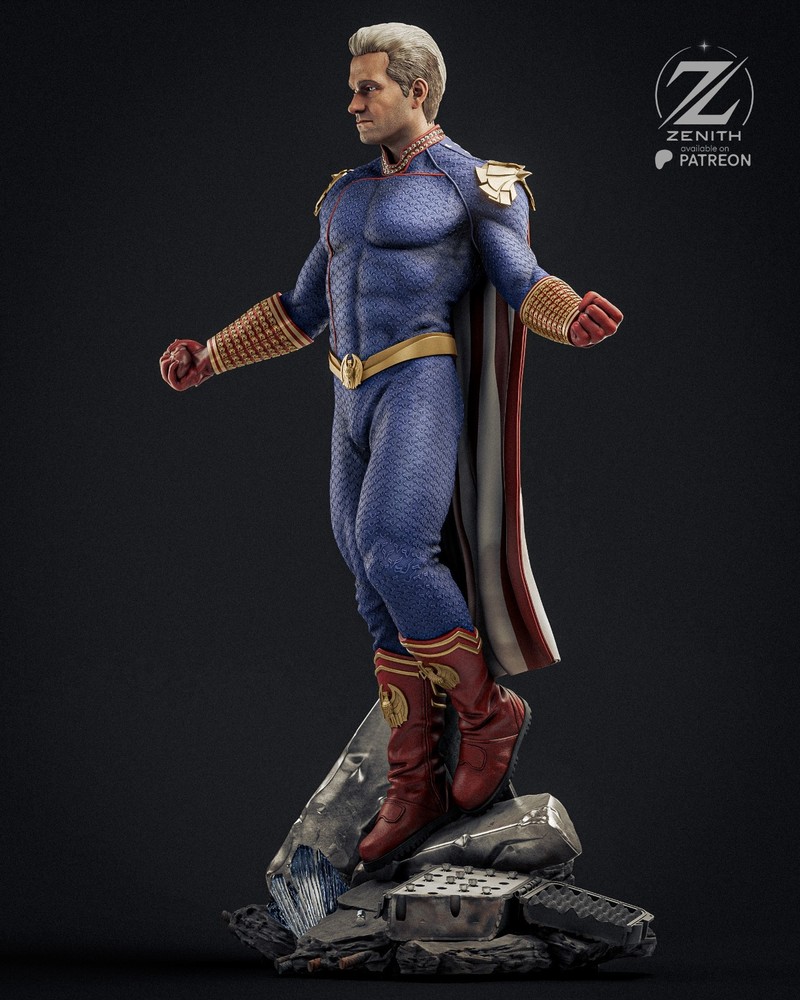 Homelander Statue 3D Printed Kit Unpainted/Unassembled