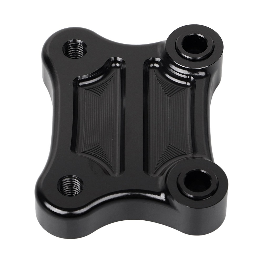 Black Aluminum Pull Plate Bracket For Harley Electra Glide Electra Glide CVO