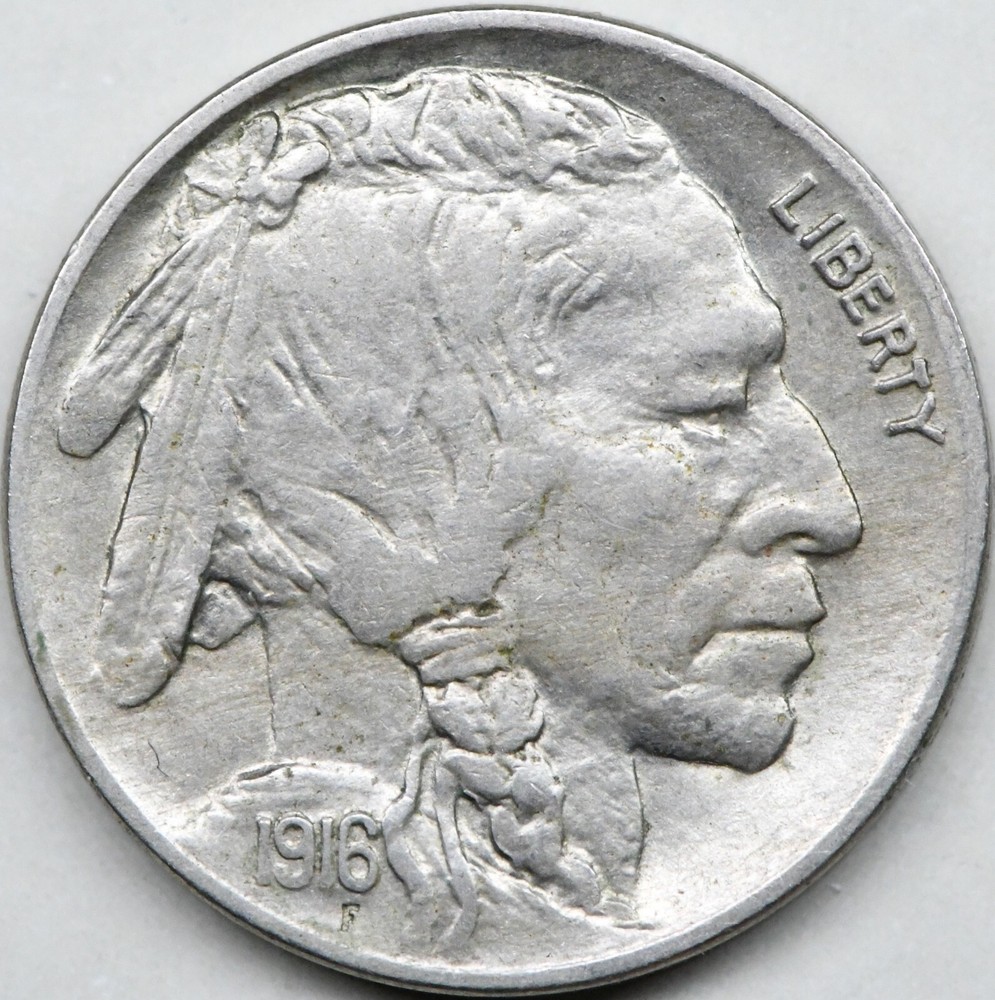 1916 buffalo nickel, Brillant uncirculated