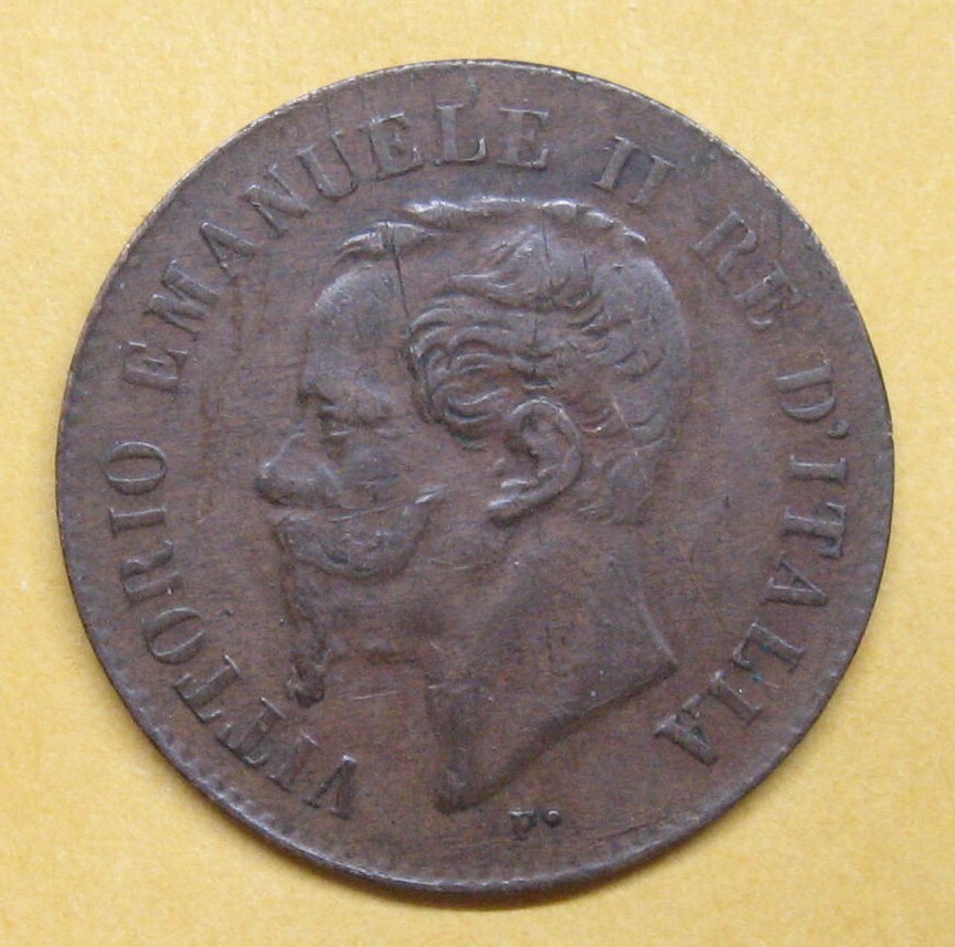1867 M Italy  2 Centesimi Take a Look