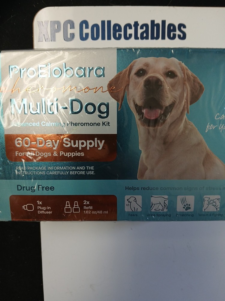 ProElobara Multi-Dog Enhanced Calming Pheromone Diffuser Kit 60 Day Exp. 6/5/27