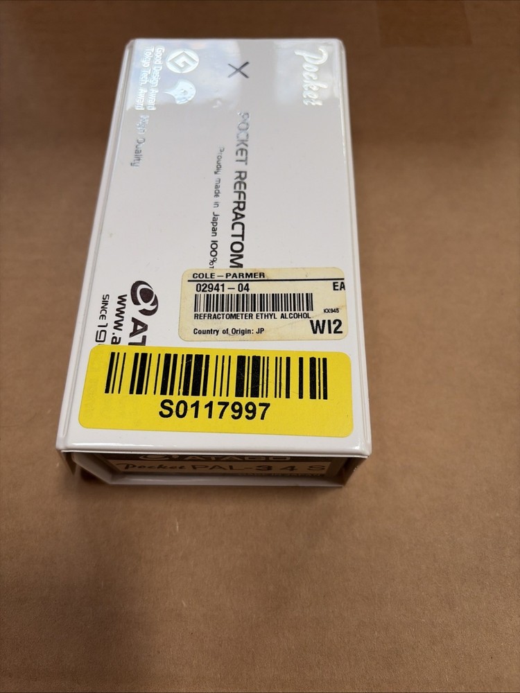 ATAGO Pocket Ethanol Concentration Meter PAL-34S