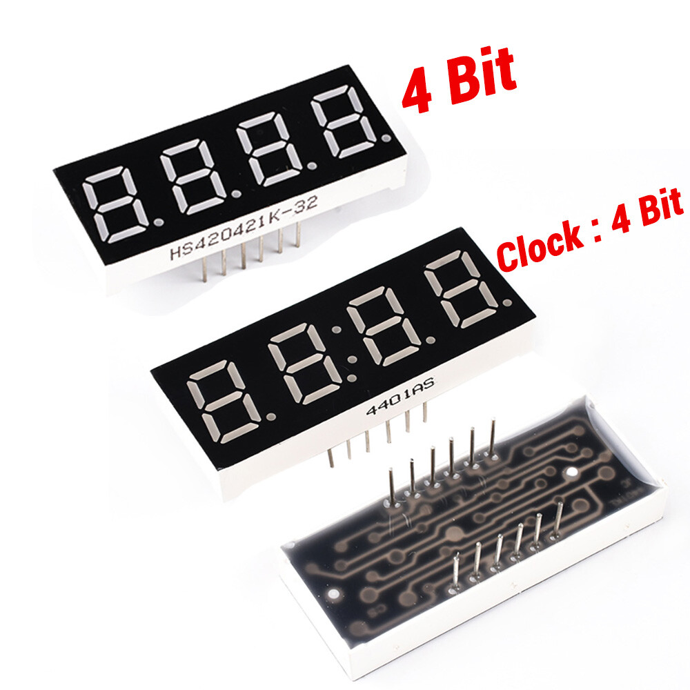 0.28/0.36/0.4/0.56/0.8" Red led Display 7 Segment Common Cathode/Anode 1-4 Bit
