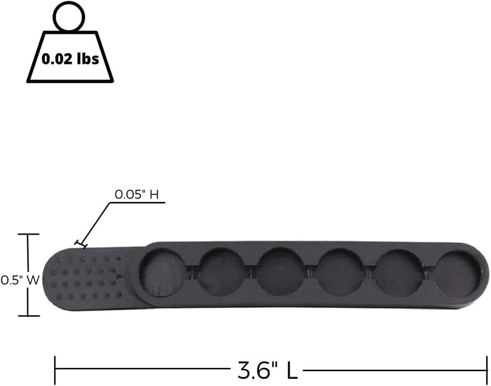 BIANCHI Speed Strips, Nylon - Pair,Black