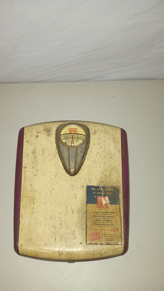 Vintage 1950's Borg Bathroom Scale