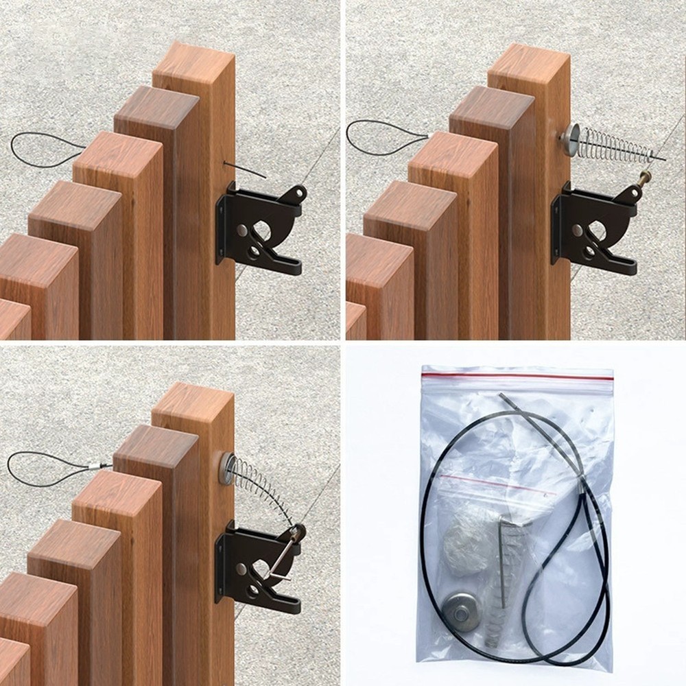 Adjustable Gate Latch Hassle-Free Installation Garden Gate Installation