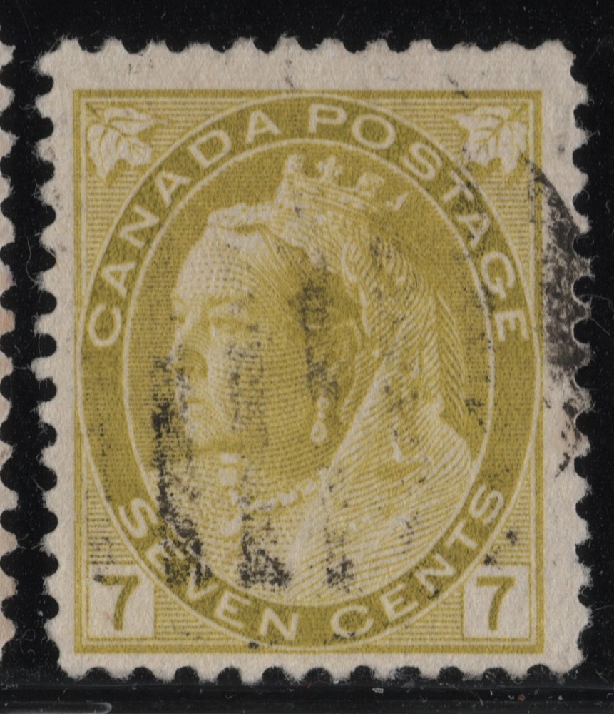 #81 Numeral 7c Canada used well centered