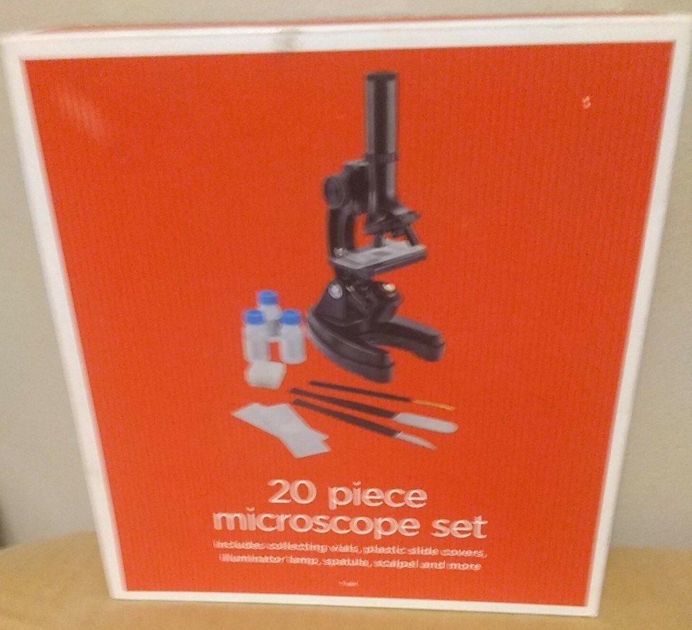 Target Store Brand 20 Piece Microscope Set New