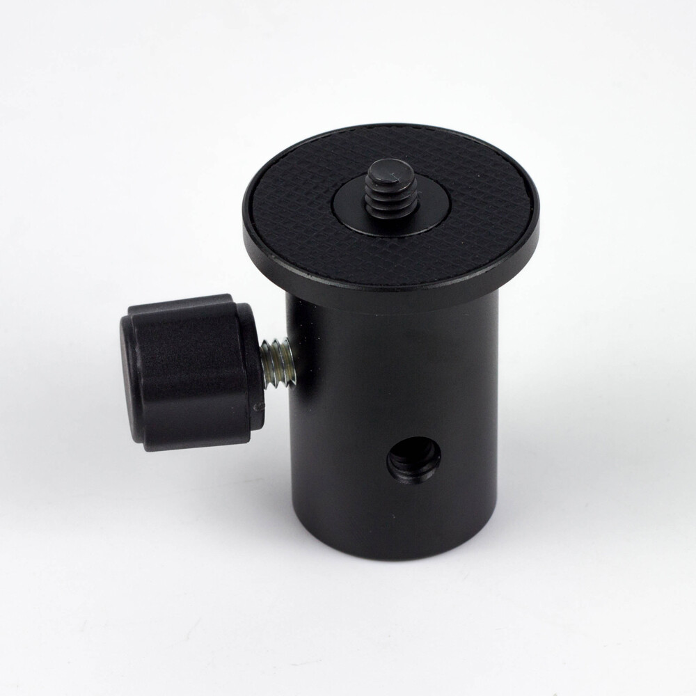 1/4" Camera Mount Base Head fr 15mm Rod Rail System Tripod Flash Stud DIY Part