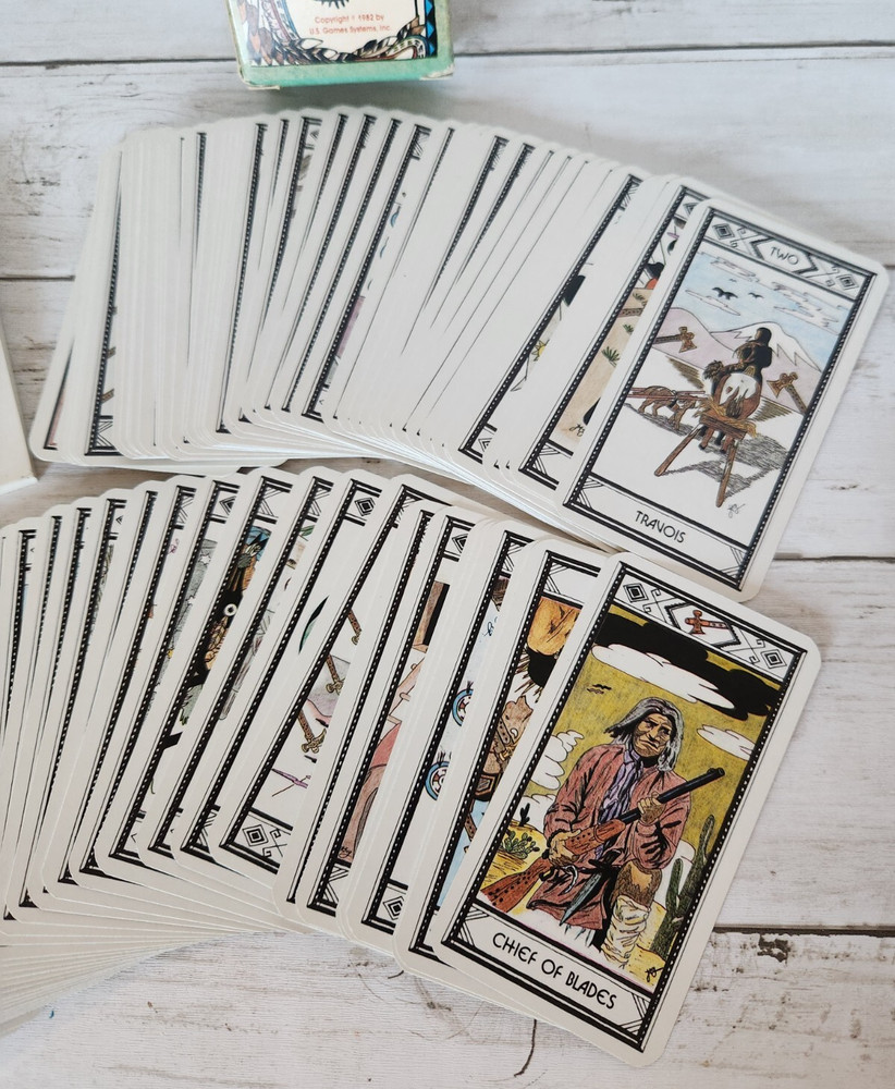 1982 Native American Tarot Card Deck Booklet Instructions
