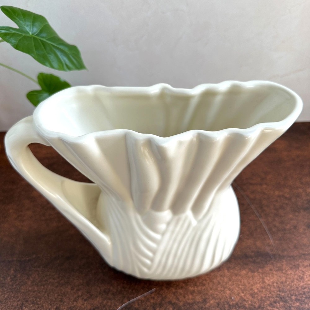 Crate & Barrel Ivory Ceramic Stoneware Pitcher By B. Eigen 8x9 NWT