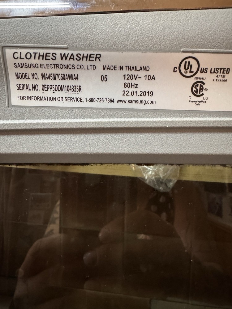 SAMSUNG Washing Machine available right away