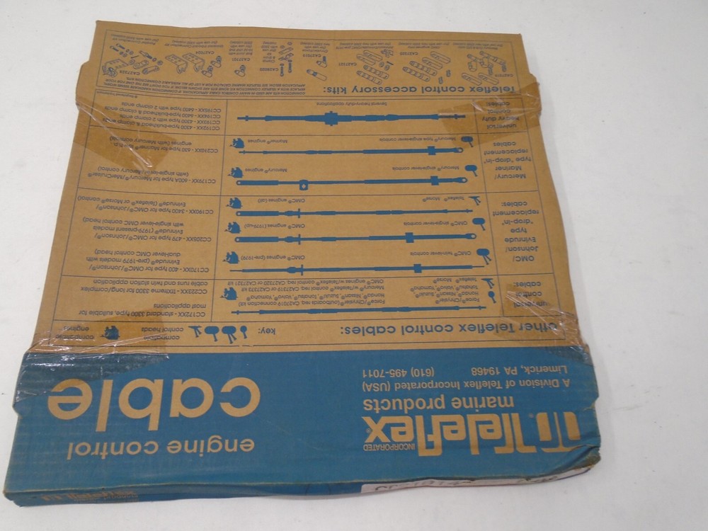 Teleflex Type 630 14Ft Mercury Mariner Control Cable Part# CC21014 (#4)