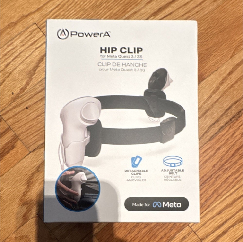 PowerA Hip Clip Black for Meta Quest 3/3S Controller