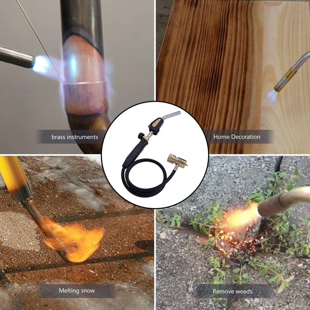 High-Temperature Propane Torch with Hose