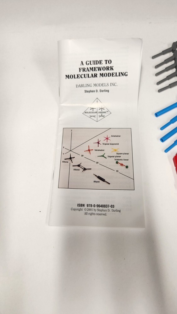 Molecular Visions 1996 A Chair Cyclohexane Molecule Model Kit