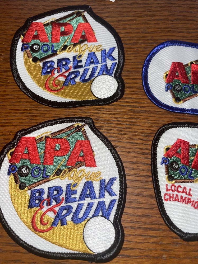 4 apa pool league patches