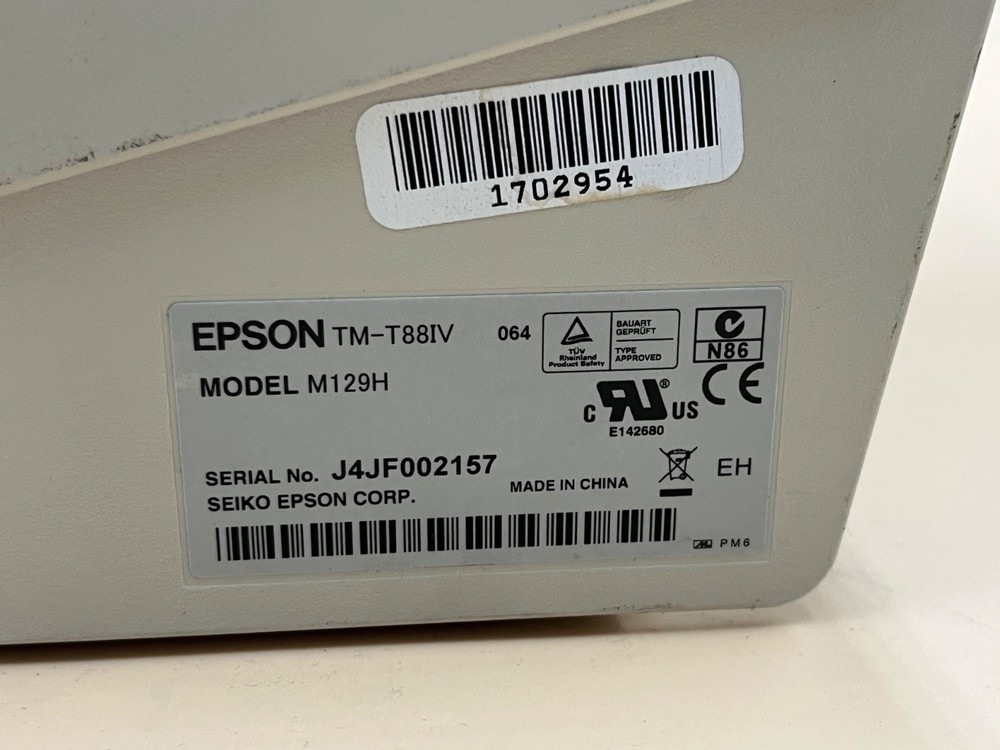 EPSON TM-88IV M129H USB THERMAL RECEIPT PRINTER