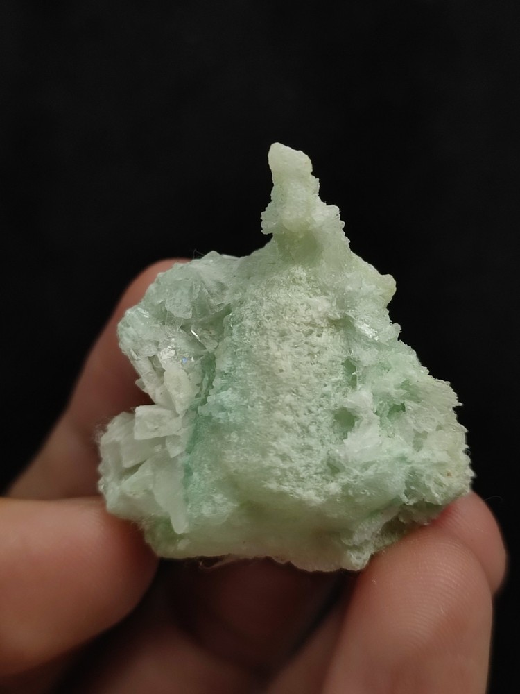 Calcite With Prehnite Nice Color & Termination-Afg.