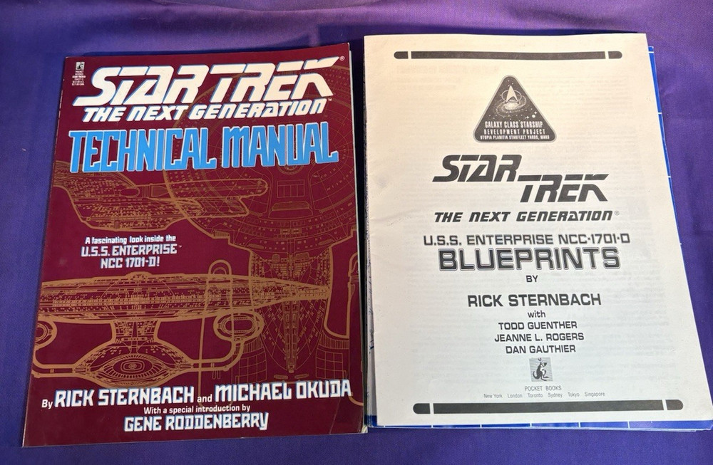 STAR TREK THE NEXT GENERATION ENTERPRISE BLUEPRINTS, And TECHNICAL MANUAL
