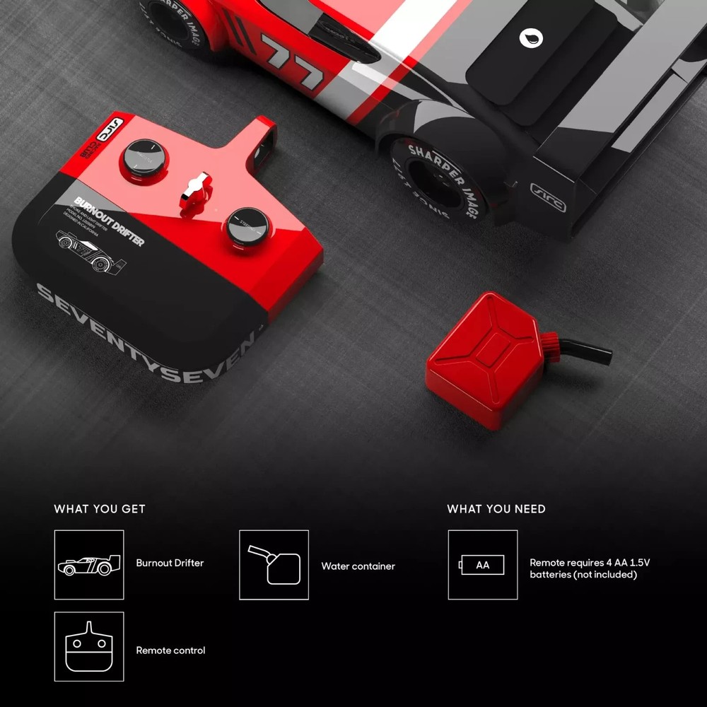 Sharper Image Night Riders Wireless Remote-Control Drifting Race Car with LED