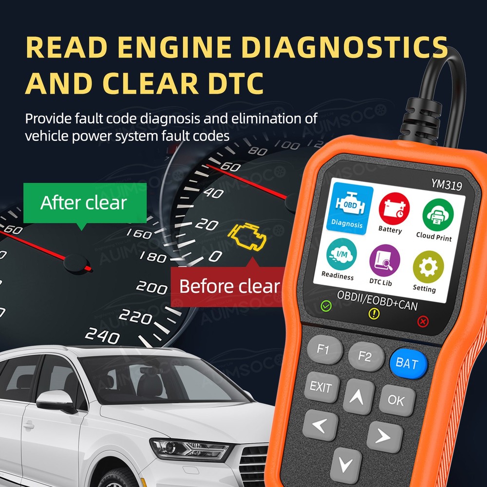 For Toyota Tacoma OBD2 Scanner Code Reader Full System Diagnostic Scan Tool