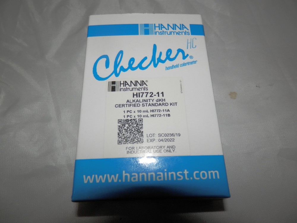 Hanna Instruments pH Checker Tester + Solutions, Marine Calcium, Alkalinity Kit