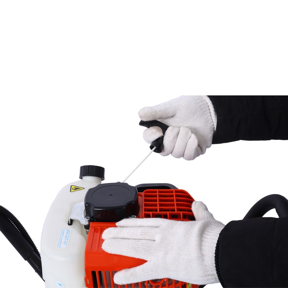 V 52CC 2-stroke petrol post-hole digger Single auger EPA machine